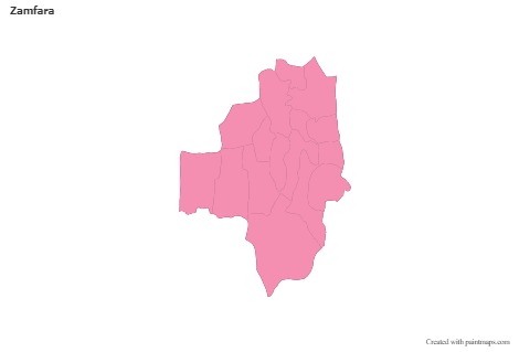 Zamfara için Örnek Haritalar (pembe,anahat)
