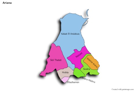 Sample Maps for Ariana (colored,shadowy)