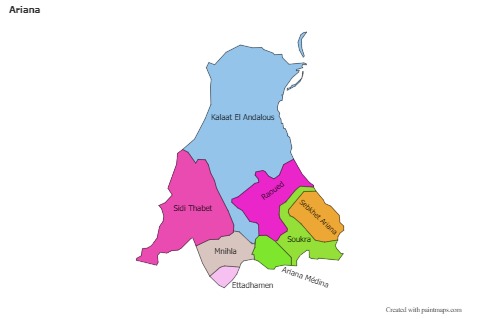 Sample Maps for Ariana (colored)