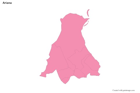 Sample Maps for Ariana (pink,outline)