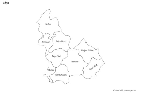 Sample Maps for Béja (black-white)