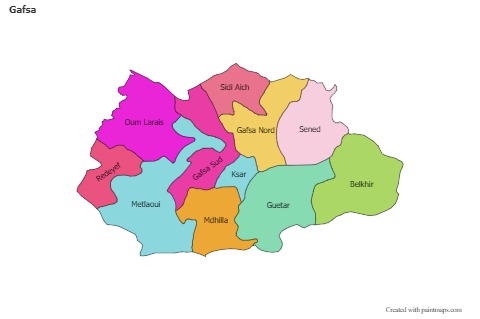 Sample Maps for Gafsa (colored)
