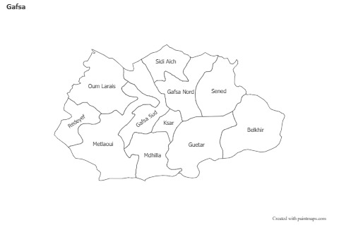 Sample Maps for Gafsa (black-white)