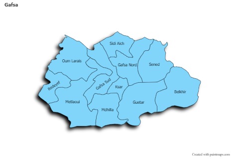 Sample Maps for Gafsa (blue,shadowy)