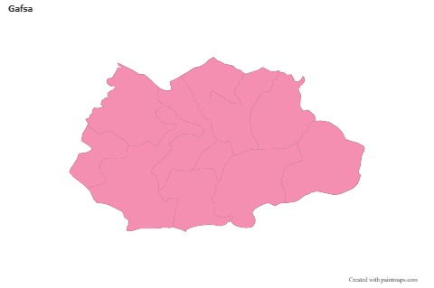 Sample Maps for Gafsa (pink,outline)