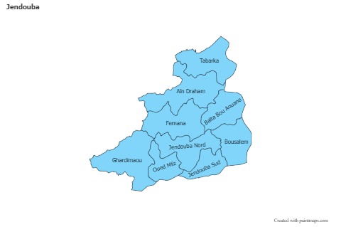 Sample Maps for Jendouba (blue)