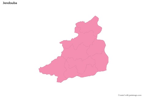 Sample Maps for Jendouba (pink,outline)