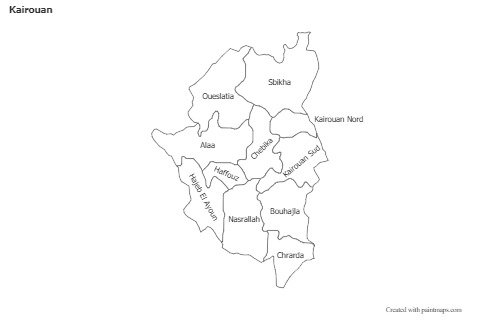 Sample Maps for Kairouan (black-white)