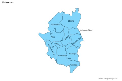 Sample Maps for Kairouan (blue)
