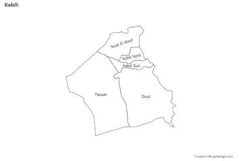 Sample Maps for Kebili (black-white)