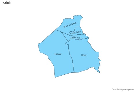Sample Maps for Kebili (blue)