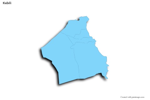 Sample Maps for Kebili (blue,outline,shadowy)