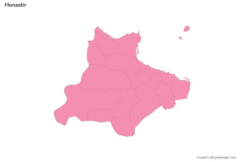 Sample Maps for Monastir (pink,outline)