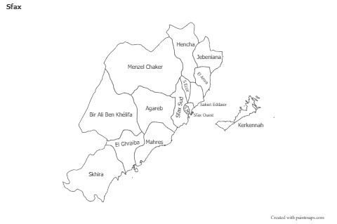 Sample Maps for Sfax (black-white)