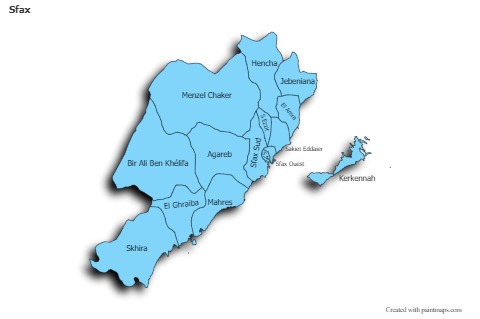 Sample Maps for Sfax (blue,shadowy)