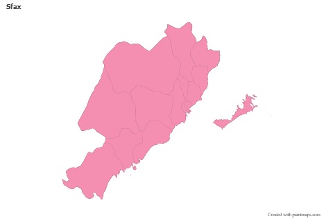 Sample Maps for Sfax (pink,outline)