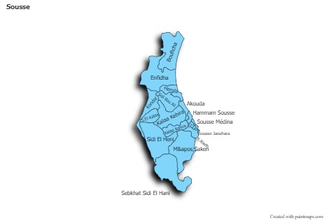 Sample Maps for Sousse (blue,shadowy)