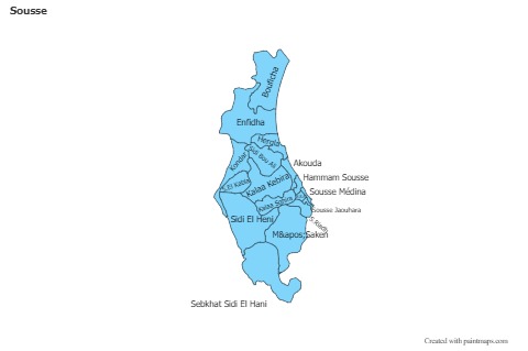 Sample Maps for Sousse (blue)