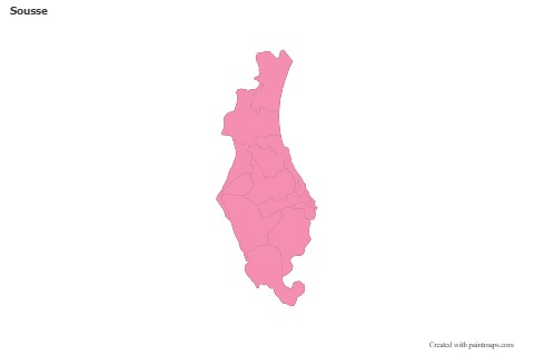 Sample Maps for Sousse (pink,outline)