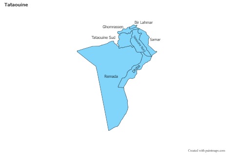 Sample Maps for Tataouine (blue)