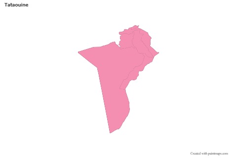 Sample Maps for Tataouine (pink,outline)