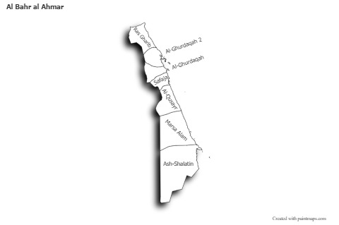 Sample Maps for Al Bahr al Ahmar (black-white,shadowy)