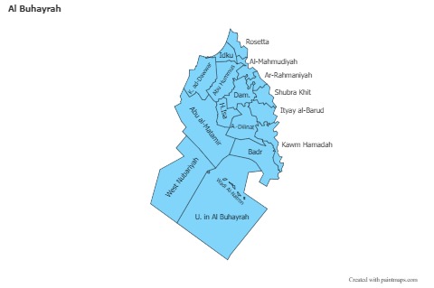 Contoh Peta untuk Al Buhayrah (biru)