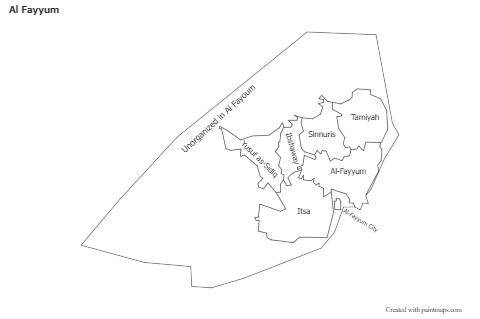 Sample Maps for Al Fayyum (black-white)