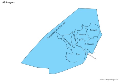 Sample Maps for Al Fayyum (blue)