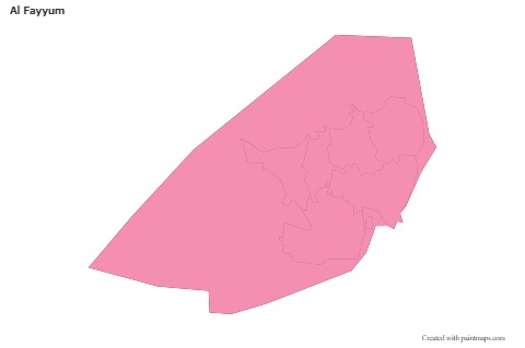 Sample Maps for Al Fayyum (pink,outline)