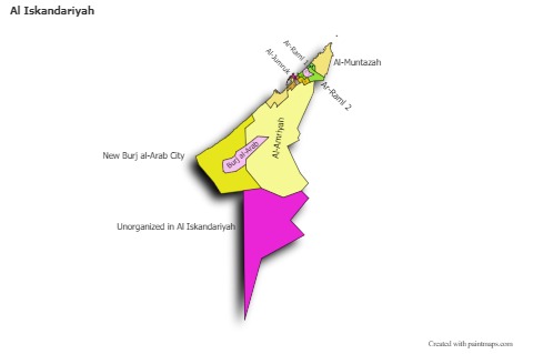 Sample Maps for Al Iskandariyah (colored)