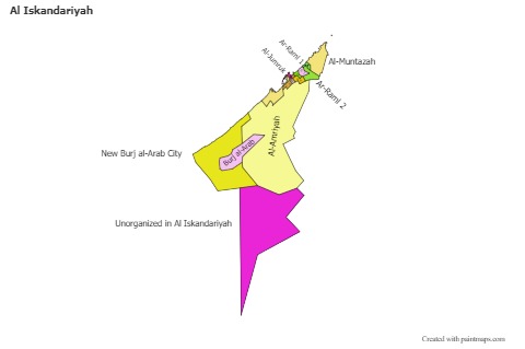 Sample Maps for Al Iskandariyah (black-white)