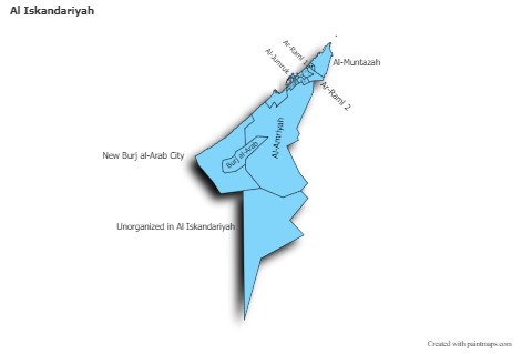 Sample Maps for Al Iskandariyah (blue,shadowy)
