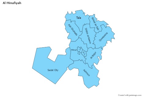 Sample Maps for Al Minufiyah (blue)