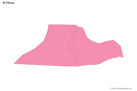 Sample Maps for Al Minya (pink,outline)