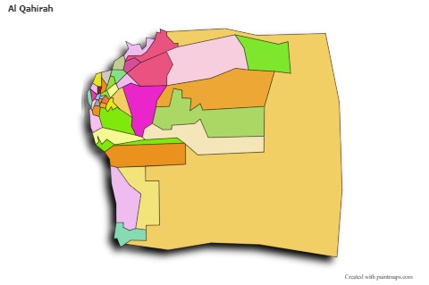 Sample Maps for Al Qahirah (colored,shadowy)