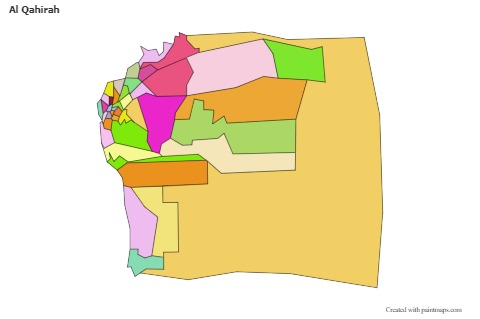 Sample Maps for Al Qahirah (colored)