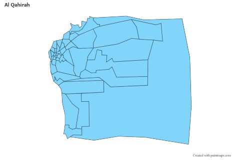 Sample Maps for Al Qahirah (blue)