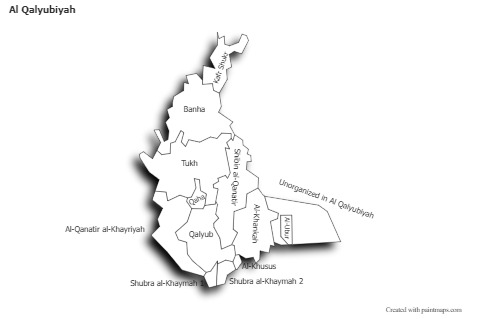 Sample Maps for Al Qalyubiyah (blue,shadowy)