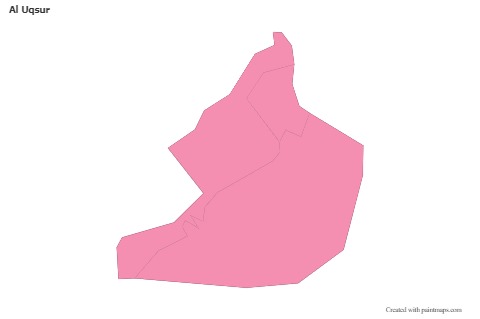 Sample Maps for Al Uqsur (pink,outline)