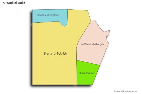 Contoh Peta untuk Al Wadi al Jadid (berwarna,bayangan)