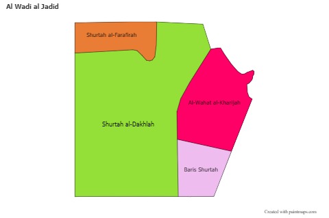 Contoh Peta untuk Al Wadi al Jadid (berwarna)