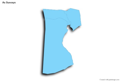 Sample Maps for As Suways (blue,outline,shadowy)