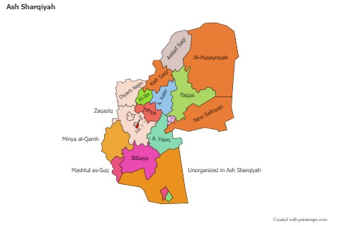Contoh Peta untuk Ash Sharqiyah (berwarna)
