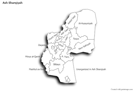 Contoh Peta untuk Ash Sharqiyah (hitam-putih,bayangan)