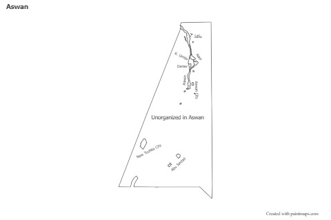 Contoh Peta untuk Aswan (hitam-putih)