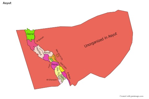 Asyut için Örnek Haritalar (renkli)