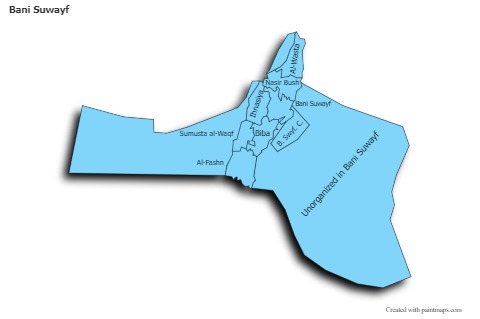 Sample Maps for Bani Suwayf (blue,shadowy)