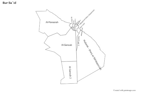 Sample Maps for Bur Sa`id (black-white)