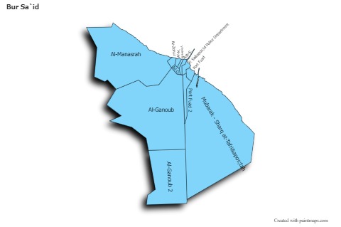 Sample Maps for Bur Sa`id (blue)